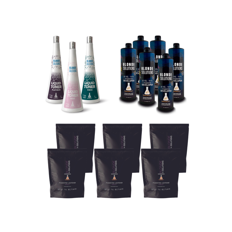 PACK BLONDE SOLUTIONS LAUNCH SALON SET 6 | SALON CULTURE